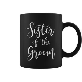 Sister Of The Groom Wedding Party Coffee Mug - Thegiftio UK