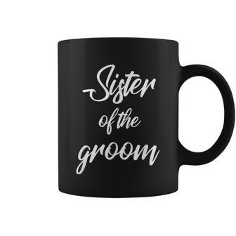 Sister Of The Groom Wedding Shower Wedding Squad Coffee Mug - Thegiftio