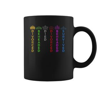 Six Queens Crowns - Six The Musical Colors Coffee Mug - Thegiftio UK