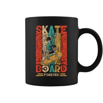 Skateboard Forever Skeleton Skateboarding Skater Halloween Sweatshirt Coffee Mug - Thegiftio UK