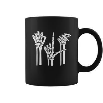 Slp Skeleton Hand Halloween Graphic Design Printed Casual Daily Basic Coffee Mug - Thegiftio UK