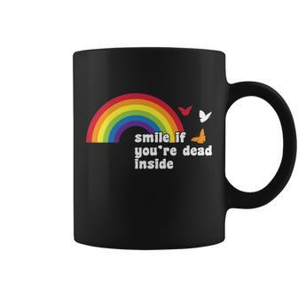 Smile If Youre Dead Inside Tshirt Coffee Mug - Monsterry UK