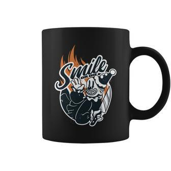 Smile Or Die Scary Clown Halloween Coffee Mug - Monsterry AU
