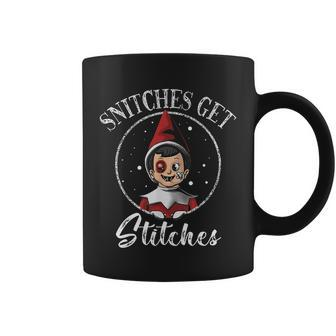 Snitches Get Stitches Tshirt Coffee Mug - Monsterry