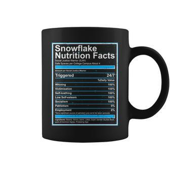 Snowflake Nutrition Facts Coffee Mug - Monsterry AU