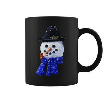 Snowman Smile Tshirt Coffee Mug - Monsterry DE