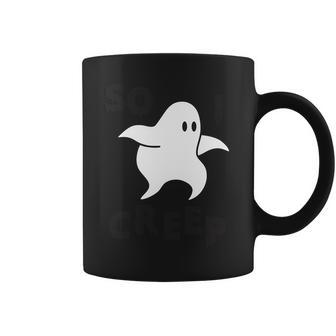 So I Creep Halloween Ghost Funny Ghost Halloween Costume Sweatshirt Coffee Mug - Thegiftio UK