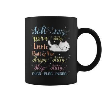 Soft Kitty Warm Kitty Little Ball Of Fur Sleep Kitty Mom Dad Coffee Mug - Thegiftio UK