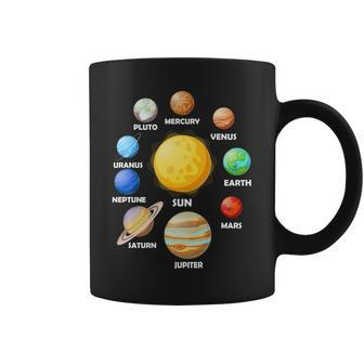 Solar System Planets Tshirt Coffee Mug - Monsterry DE