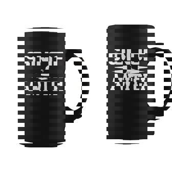 Son Of A Witch Halloween Quote Coffee Mug - Monsterry