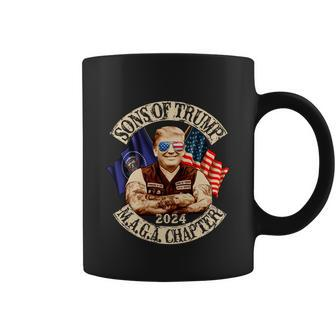 Sons Of Trump Maga Chapter 2024 Donald Trump 4Th Of July Coffee Mug - Thegiftio UK