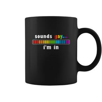 Sounds Gay Lgbtq Pride In Rainbow Parade March Graphic Design Printed Casual Daily Basic Coffee Mug - Thegiftio UK