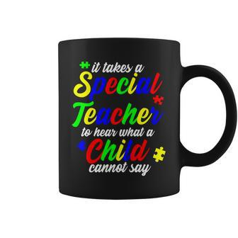 Special Autism Teacher Graphic Design Printed Casual Daily Basic Coffee Mug - Thegiftio UK