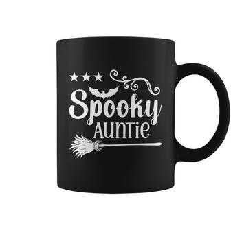 Spooky Auntie Halloween Quote Coffee Mug - Monsterry CA
