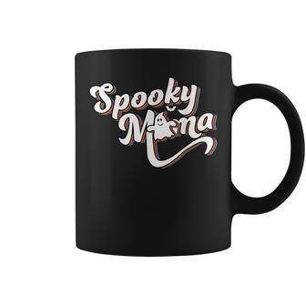 Spooky Mama Cute Ghost Halloween Mom Matching Family Coffee Mug - Thegiftio UK
