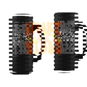 Spooky Vibes Funny Groovy Hippie Vintage Halloween Men Women Coffee Mug - Seseable