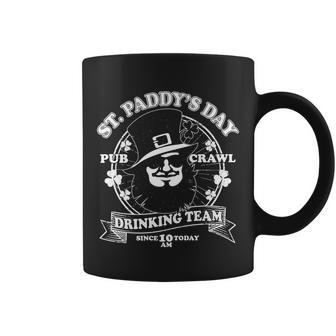 St Paddys Day Pub Crawl Drinking Team T-Shirt Graphic Design Printed Casual Daily Basic Coffee Mug - Thegiftio UK