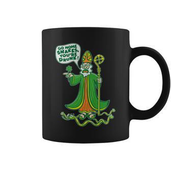St Patrick Go Home Snakes Youre Drunk Graphic Design Printed Casual Daily Basic Coffee Mug - Thegiftio UK