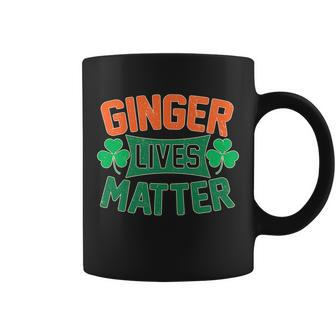 St Patricks Day - Ginger Lives Matter Coffee Mug - Monsterry AU
