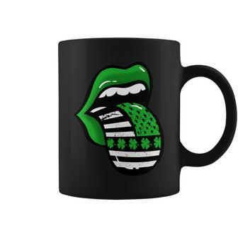 St Patricks Day Irish American Shamrock Flag Paddy Coffee Mug - Monsterry CA