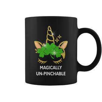 St Patricks Day Unicorn Magically Unpinchable Coffee Mug - Monsterry