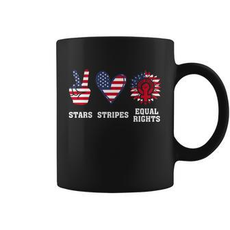 Stars Stripes And Equal Rights 4Th Of July Reproductive Rights Cute Gift V2 Coffee Mug - Monsterry DE