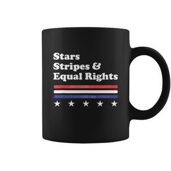 Stars Stripes And Equal Rights Funny 4Th Of July V2 Coffee Mug - Monsterry