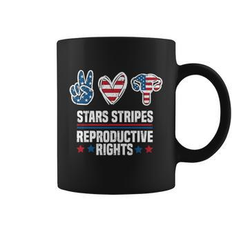 Stars Stripes And Reproductive Rights 4Th Of July Equal Rights Gift Coffee Mug - Monsterry AU