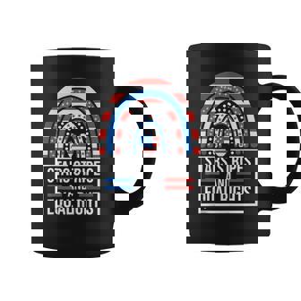 Stars Stripes &Amp Equal Rights Rainbow American Flag Feminist Coffee Mug | Mazezy
