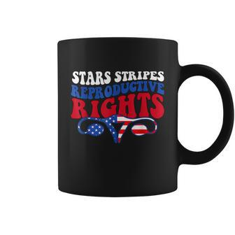 Stars Stripes Reproductive Rights 4Th Of July V2 Coffee Mug - Monsterry UK