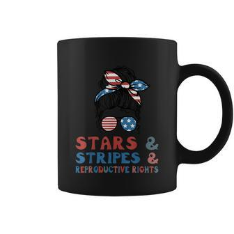 Stars Stripes Reproductive Rights American Flag V2 Coffee Mug - Monsterry AU