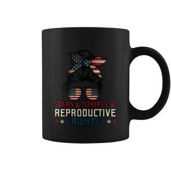 Stars Stripes Reproductive Rights American Flag V5 Coffee Mug - Monsterry AU