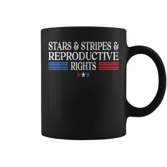 Stars Stripes Reproductive Rights Patriotic 4Th Of July Coffee Mug - Seseable
