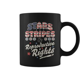 Stars Stripes Reproductive Rights Patriotic 4Th Of July Cute Coffee Mug - Monsterry