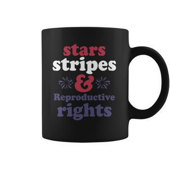 Stars Stripes Reproductive Rights Patriotic 4Th Of July Fireworks Coffee Mug | Mazezy