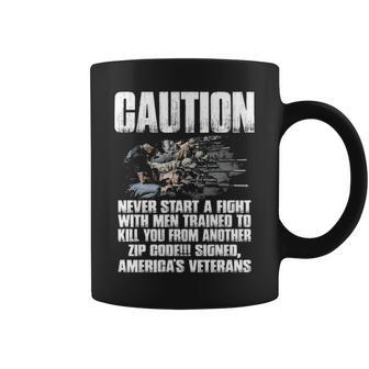 Start A Fight Coffee Mug - Seseable
