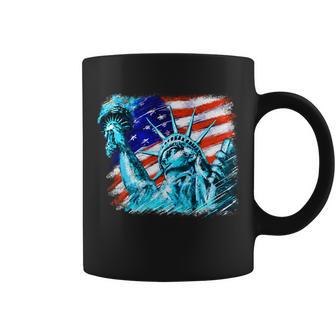 Statue Of Liberty Usa Coffee Mug - Monsterry