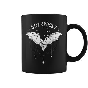 Stay Spooky Cute Vampire Bat Halloween Coffee Mug - Seseable