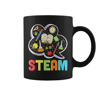 Steam Teacher And Student Back To School Stem Tee Coffee Mug - Seseable