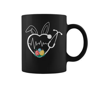 Stethoscope Love Easter Nurse Life Egg Nurse Easter Bunny Coffee Mug - Thegiftio UK