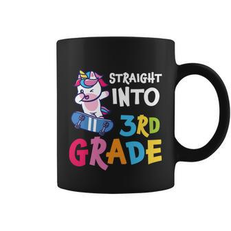 Straight Into 3Rd Grade Unicorn Back To School Coffee Mug - Monsterry