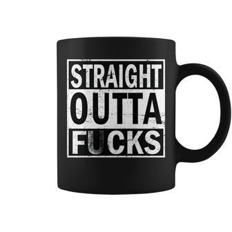Straight Outta Fucks Coffee Mug - Monsterry UK