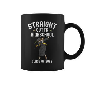 Straight Outta High School Class Of 2022 Graduation V2 Coffee Mug - Thegiftio UK