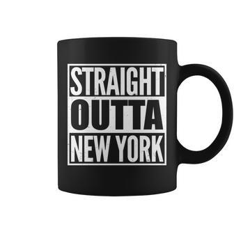 Straight Outta New York Coffee Mug - Monsterry UK