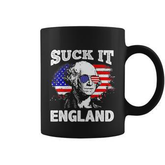 Suck It England Funny 4Th Of July Flag Patriotic Coffee Mug - Monsterry CA