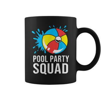 Summer Family Birthday Boy Pool Party Squad Coffee Mug - Seseable