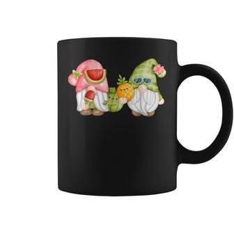 Summer Gnome For Kids With Watermelon & Pineapple - Kawaii Coffee Mug | Seseable UK