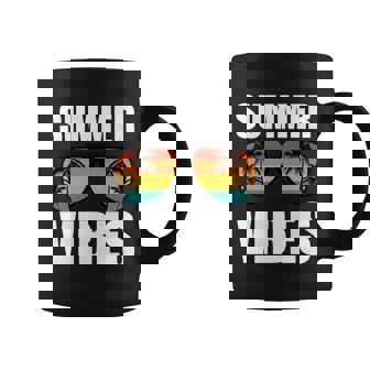 Summer Vibes Sunset Beach Tropical Coffee Mug - Thegiftio