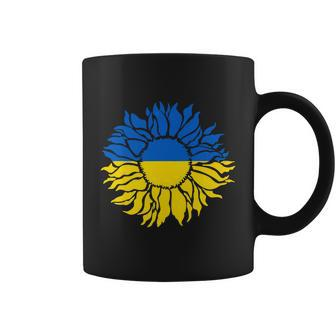 Sunflower Of Peace Ukraine Ukraine Strong Vyshyvanka Long Tshirt Coffee Mug - Monsterry DE