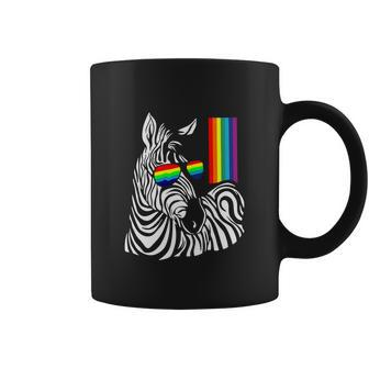 Sunglasses Flag Lgbt Zebra Gay Pride Rainbow Graphic Design Printed Casual Daily Basic Coffee Mug - Thegiftio UK